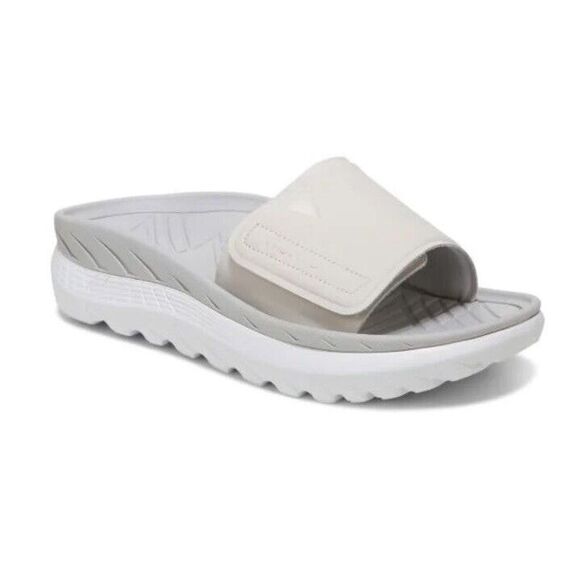 Vionic REJUVENATE RECOVERY SANDAL Slide Mens 10.5 Womens 12‎ White Vapor New